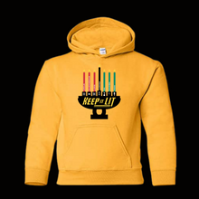 Load image into Gallery viewer, Keep It Lit Kwanzaa Hoodie (Youth)