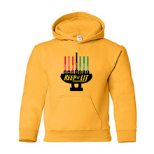 Load image into Gallery viewer, Keep It Lit Kwanzaa Hoodie (Youth)