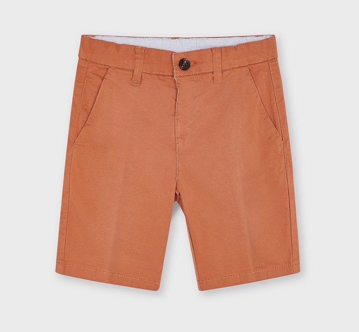 Rust Chino shorts