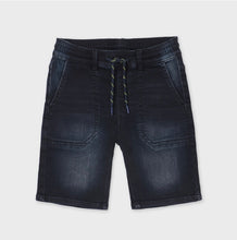 Load image into Gallery viewer, Soft denim jogger shorts
