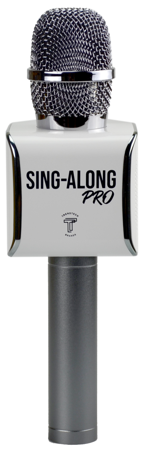 Sing-Along PRO Bluetooth Microphone - Wireless Karaoke Microphone with Bluetooth for Kids and Adults - Portable Microphone for Home Karaoke - Sing-Along Mic with Stereo Audio - Black (Black)
