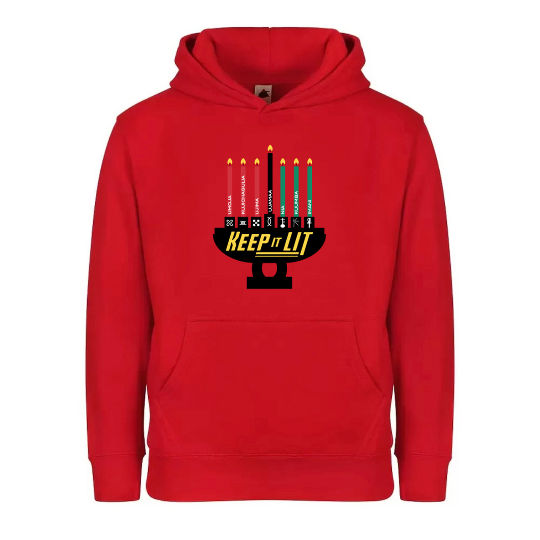 Keep It Lit Kwanzaa Hoodie (Adult)