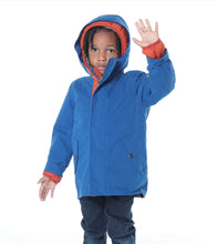 Load image into Gallery viewer, Hudson Blue/Orange 3 IN 1 PARKA
