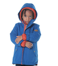 Load image into Gallery viewer, Hudson Blue/Orange 3 IN 1 PARKA
