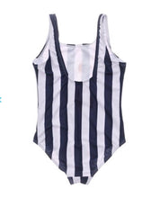 Load image into Gallery viewer, MA CHERI STRIPE SCOOP SWIMSUIT
