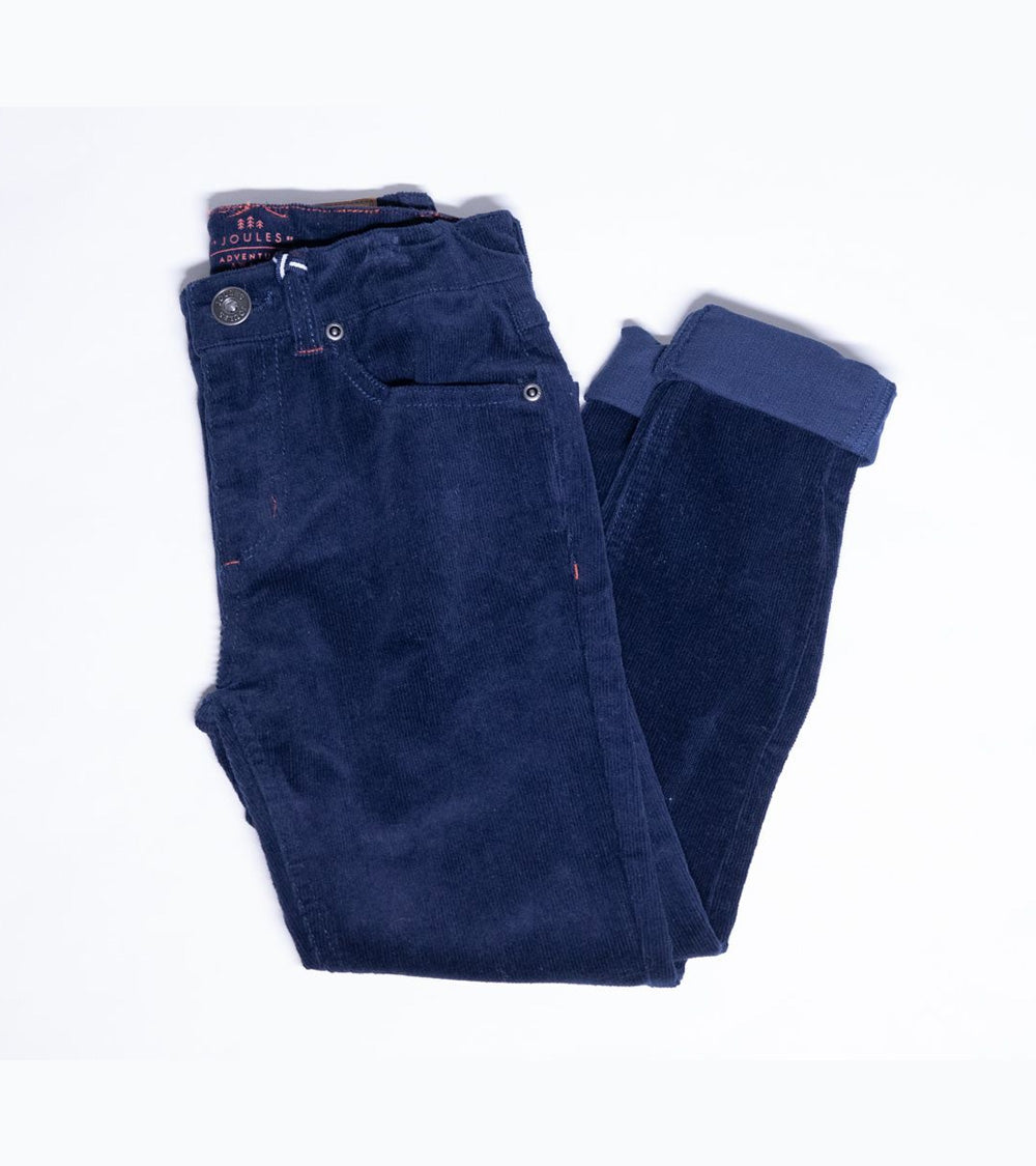 Navy Corduroy Trousers