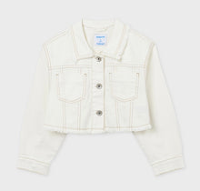 Load image into Gallery viewer, Off-white Short Twill Denim Jacket
