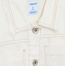 Load image into Gallery viewer, Off-white Short Twill Denim Jacket
