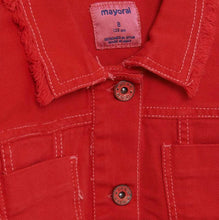 Load image into Gallery viewer, Red Short Twill Jacket
