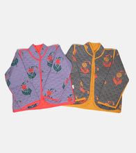 Load image into Gallery viewer, Floral &amp; Coral Reversible Jacket
